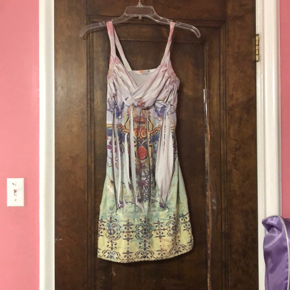 A multi colored dress